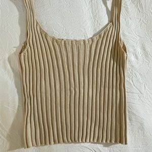 Ribbed Knit Crop Top